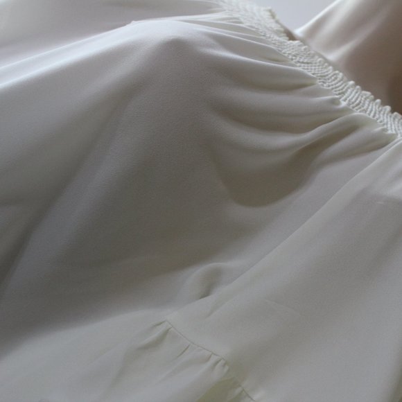 Cato Woman's Ivory Lace Top Size M - Picture 7 of 9